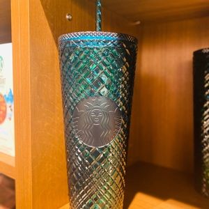 NewJeweled Starbucks Tumbler with Straw